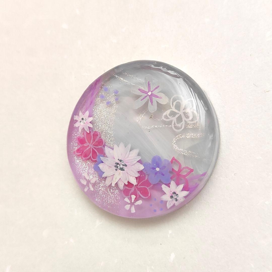 【959】ハンドメイド　レジン　ヘアゴム　ポニーフック