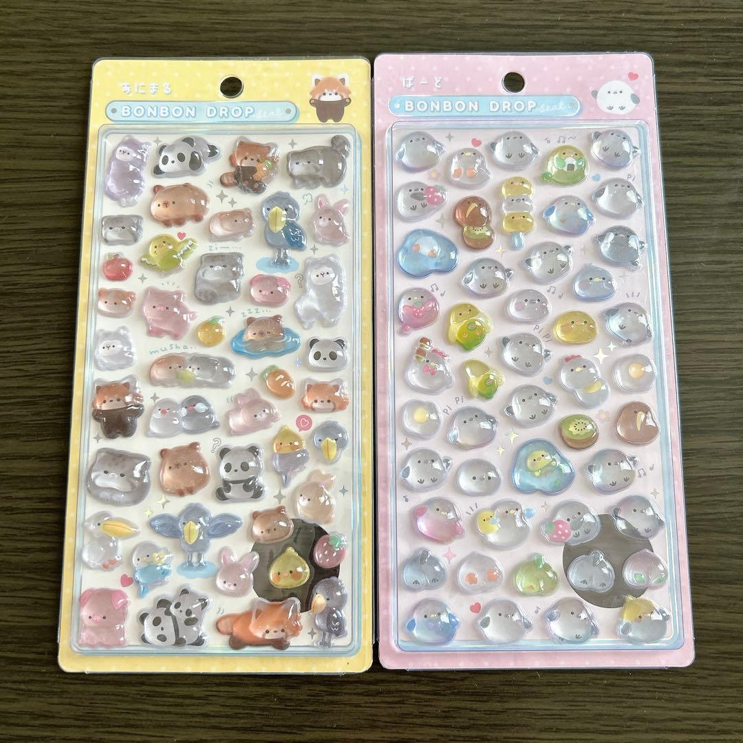 正規品　ボンボンドロップシール　レア　イオン限定　あにまる　ばーど　オリジナル
