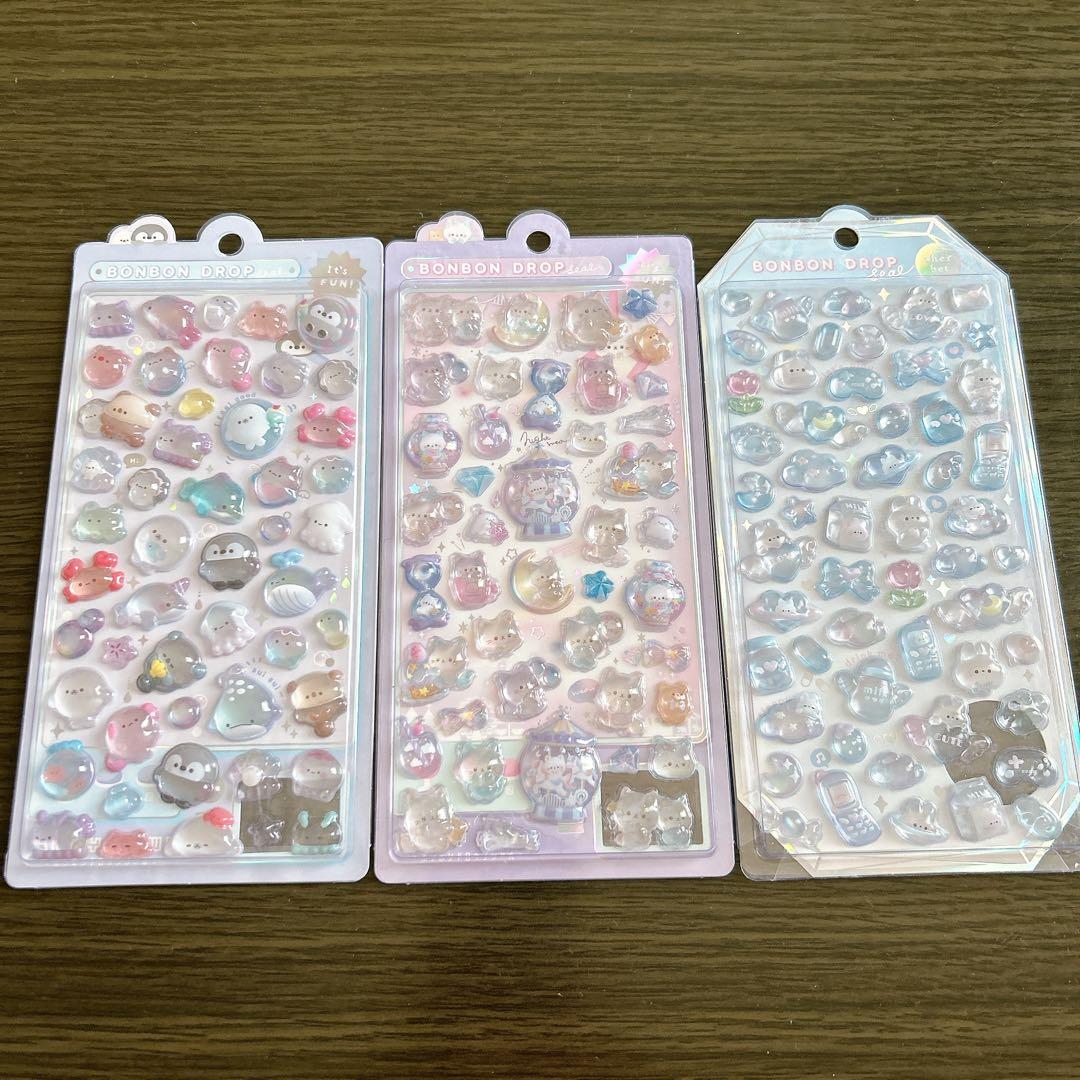正規品　ボンボンドロップシール　レア　イオン限定　あにまる　ばーど　オリジナル