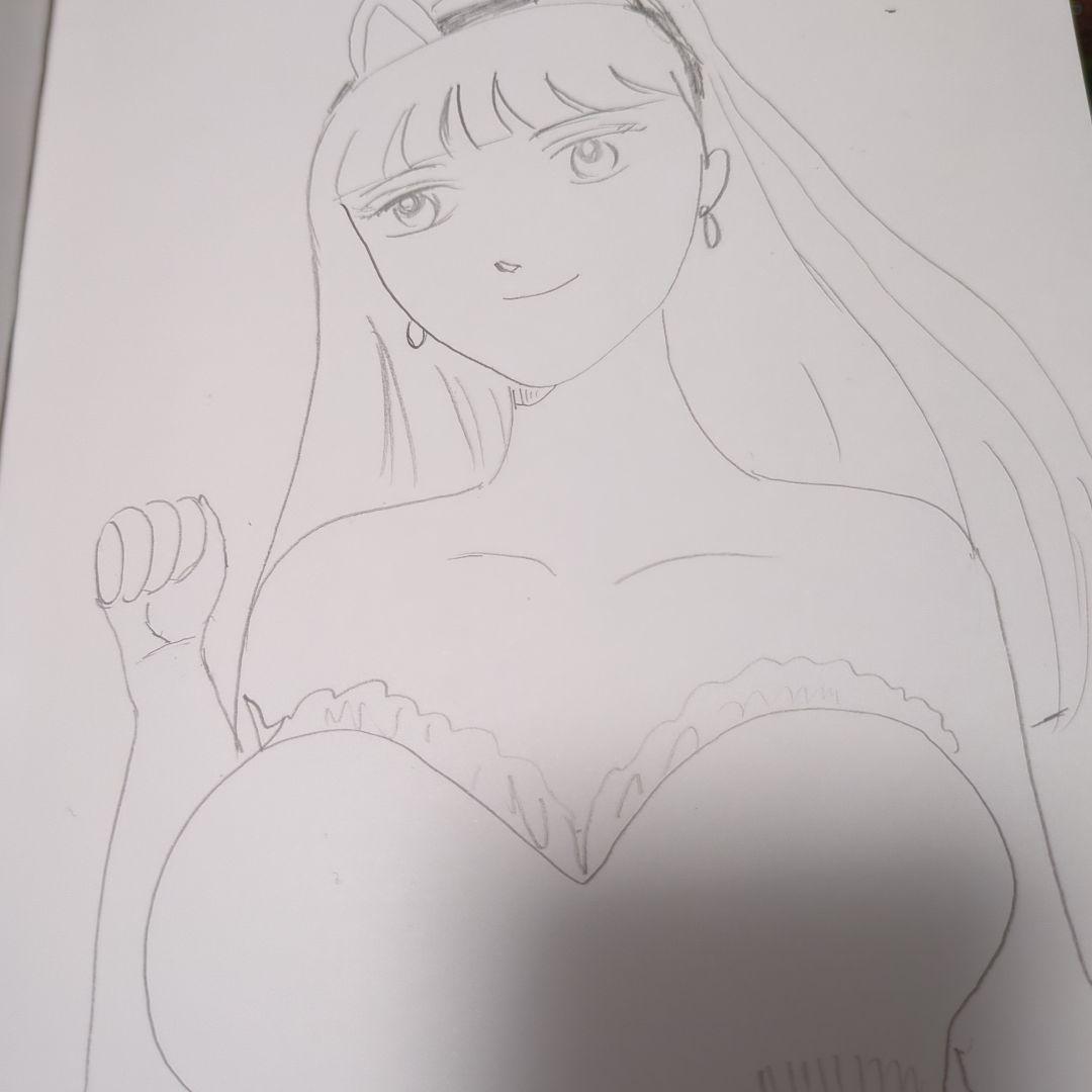 猫耳アニメキャラクターイラスト