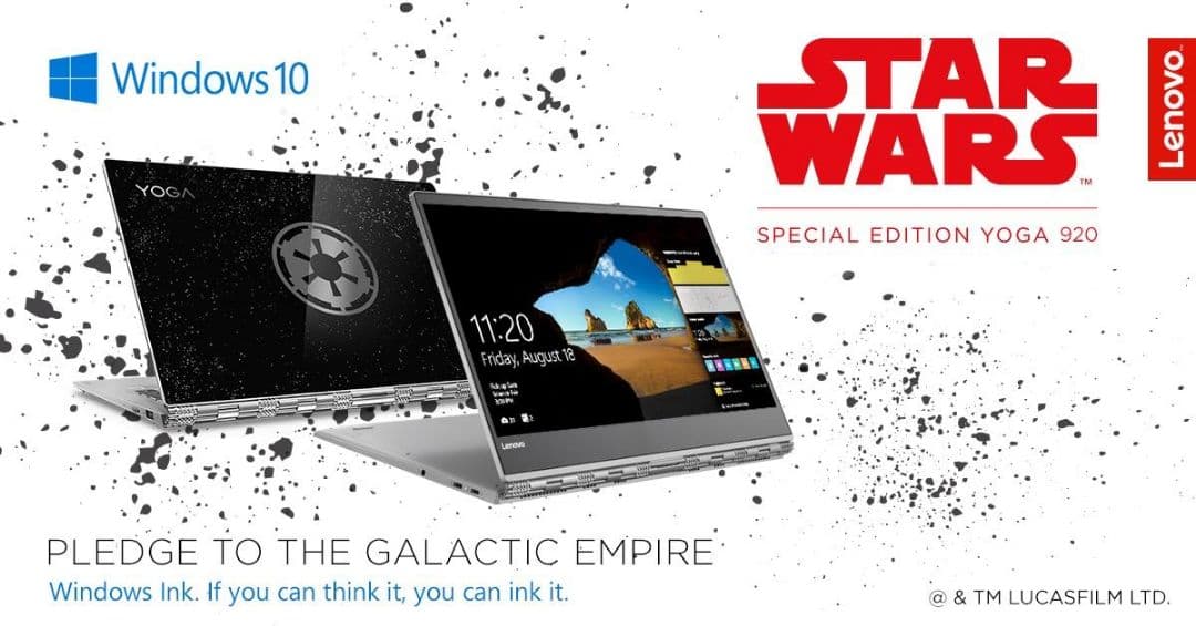 限定版スター・ウォーズ仕様 Lenovo Yoga920-13IKB Glass