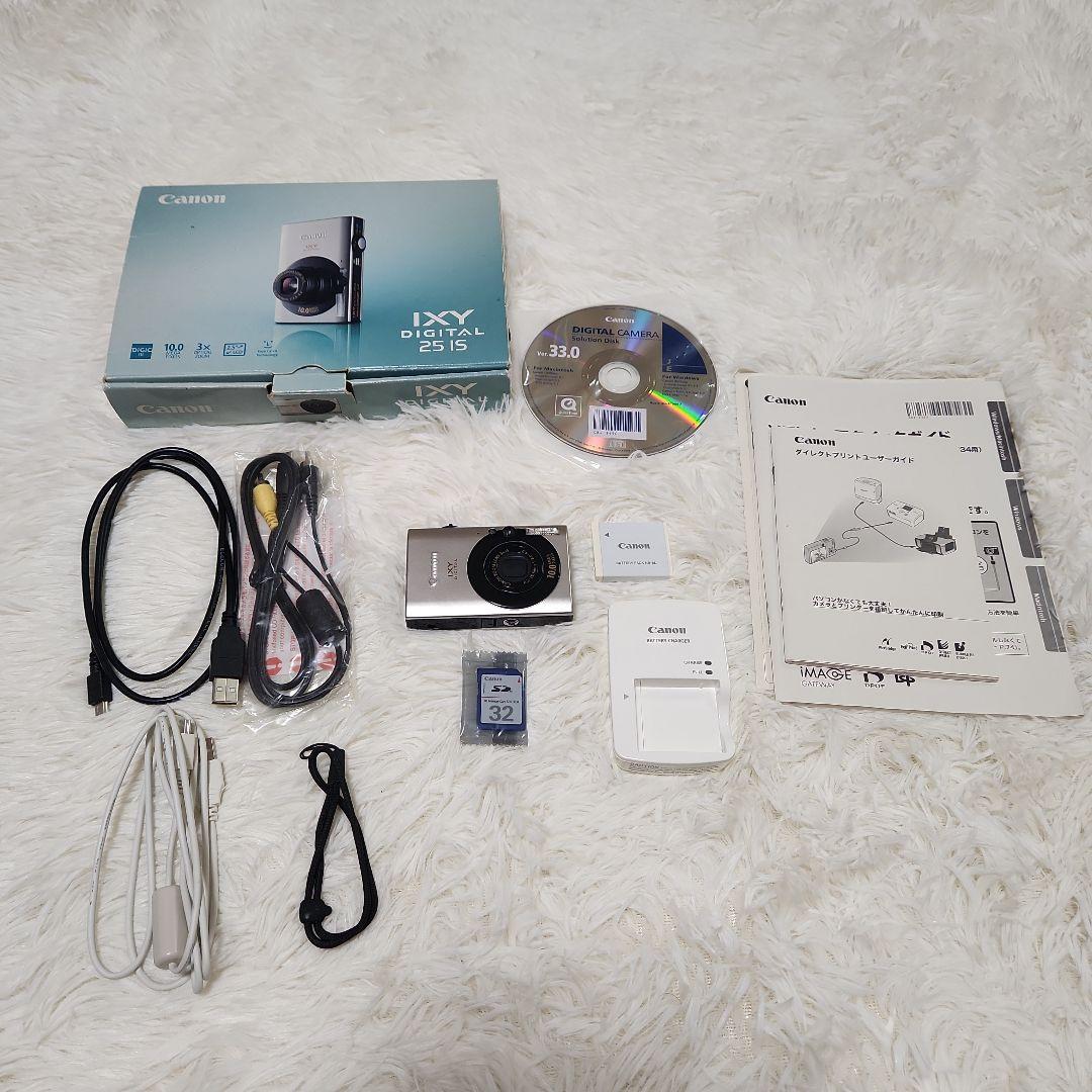 元箱付きCANON IXY DIGITAL 25 IS デジタルカメラ
