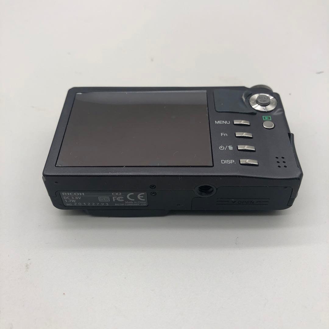 RICOH　リコー　CX2　ブラック　デジタルカメラ　デジカメ　コンデジ O