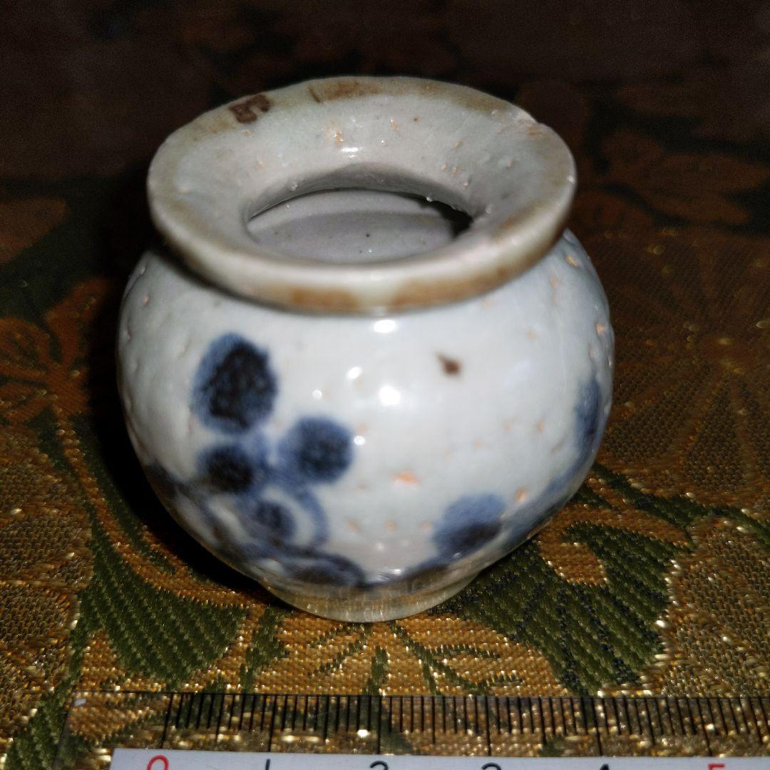 【最終価格】 中国　書道　骨董　小壺　時代品