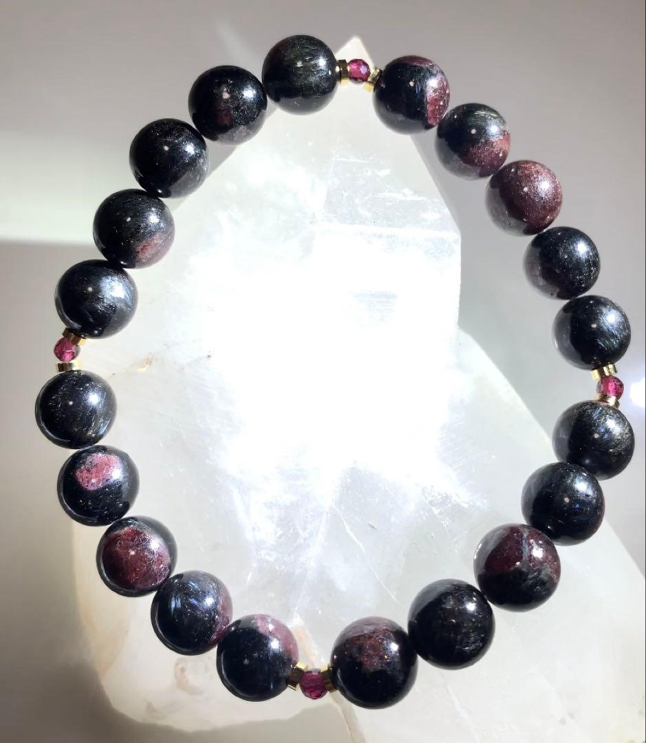 ガーネットインヌーマイト　ガーネット　ブレスレット