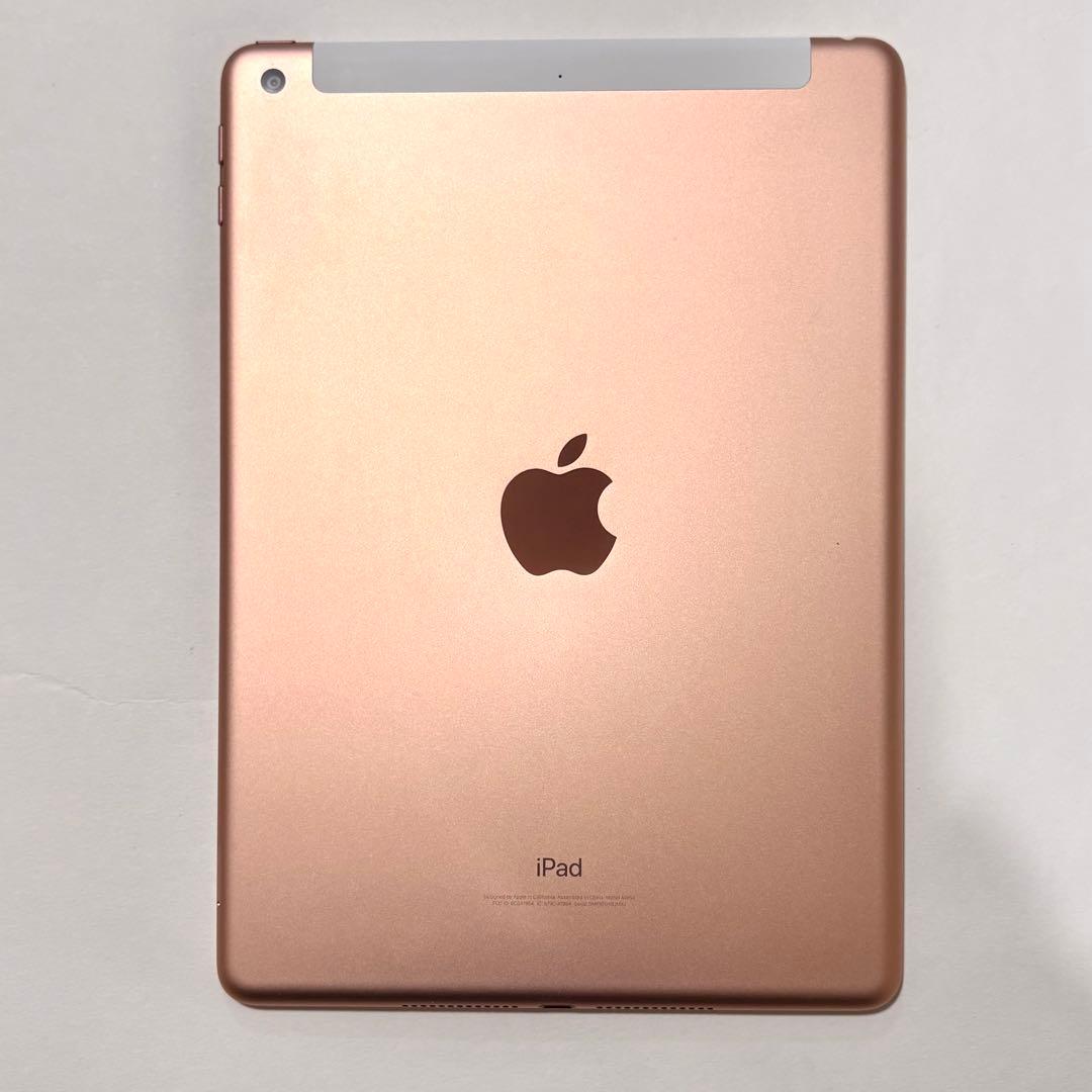 【な】iPad6 Wi-Fi+Cellular 32GB ピンクゴールド