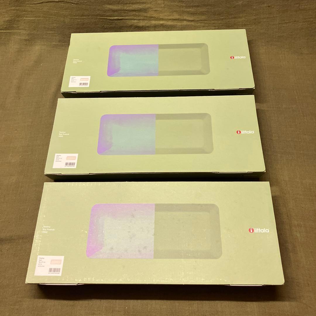 【新品未使用】3枚  イッタラ Teema Platter 皿
