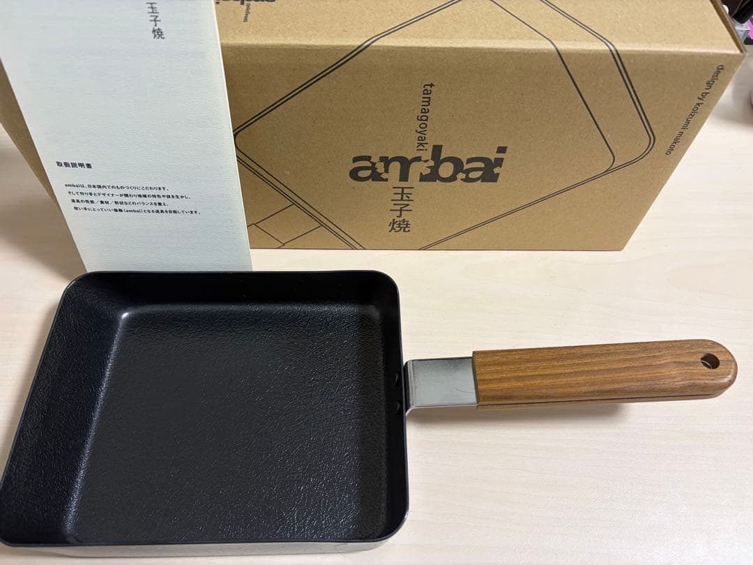 ambai 玉子焼器 角