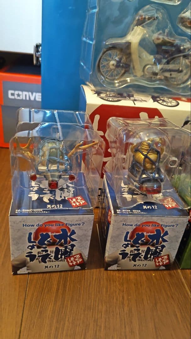 71 水曜どうでしょう　スーパーカブ フィギュア＋荷物4体＋マウスパッド