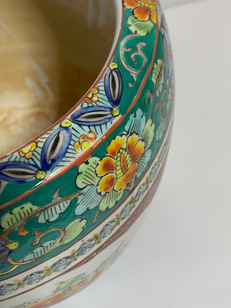 手炙り・火鉢　古伊万里・伊万里　十錦手　メダカ鉢　③