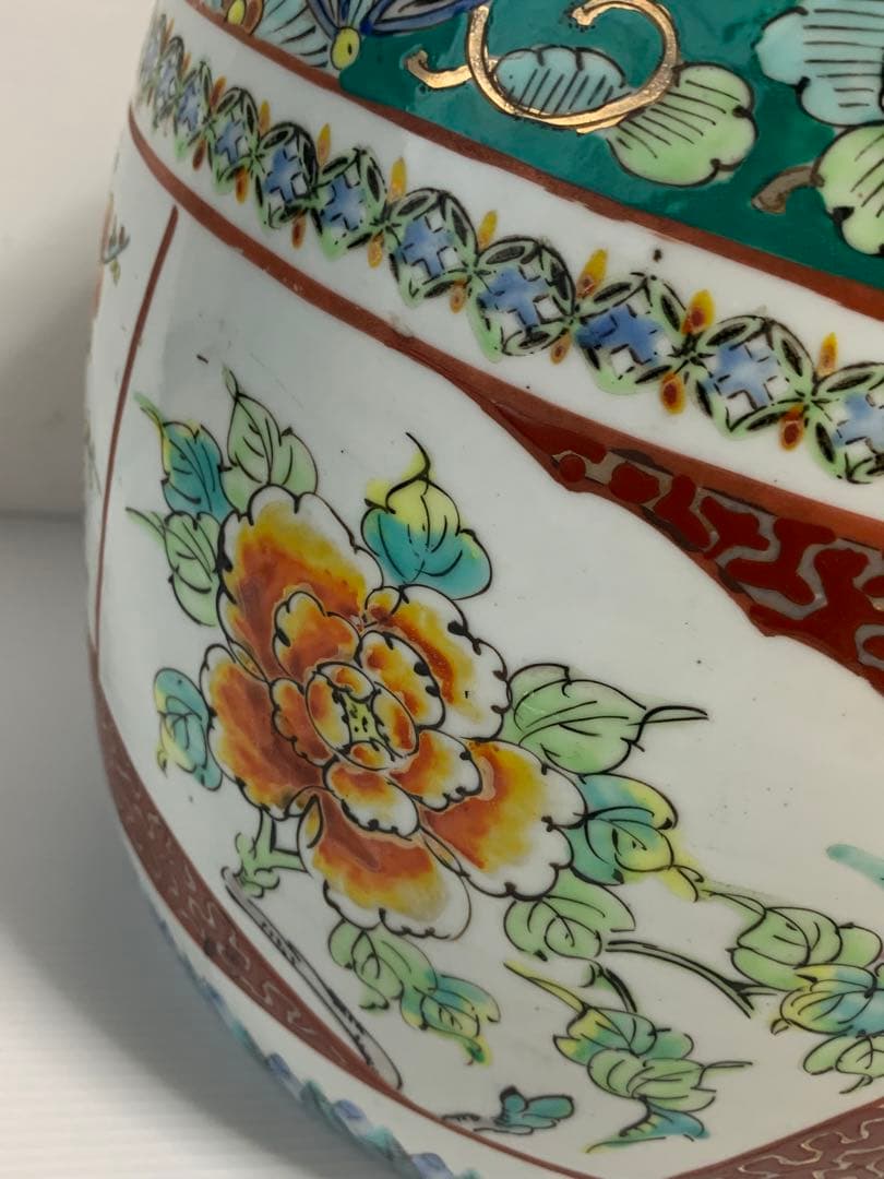 手炙り・火鉢　古伊万里・伊万里　十錦手　メダカ鉢　③