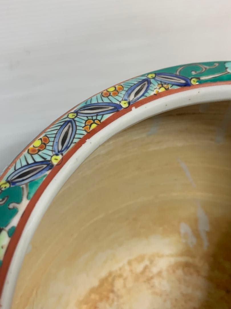 手炙り・火鉢　古伊万里・伊万里　十錦手　メダカ鉢　③