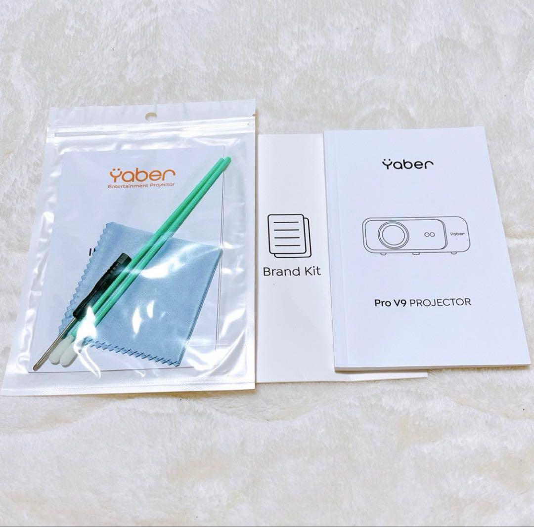 YABER PROV9プロジェクター 家庭用 4K対応 収納バッグ付属