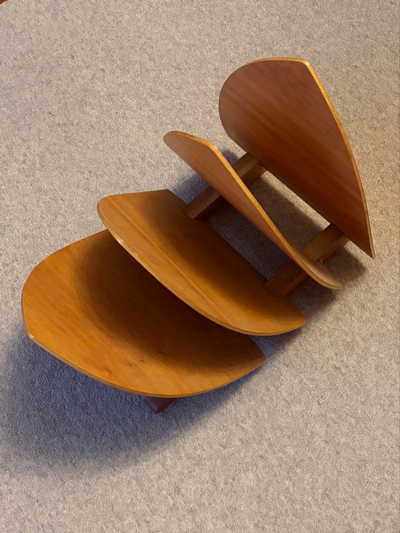 Porada ポラダ チェリー材 壁掛け・置き型 飾り棚 ラック