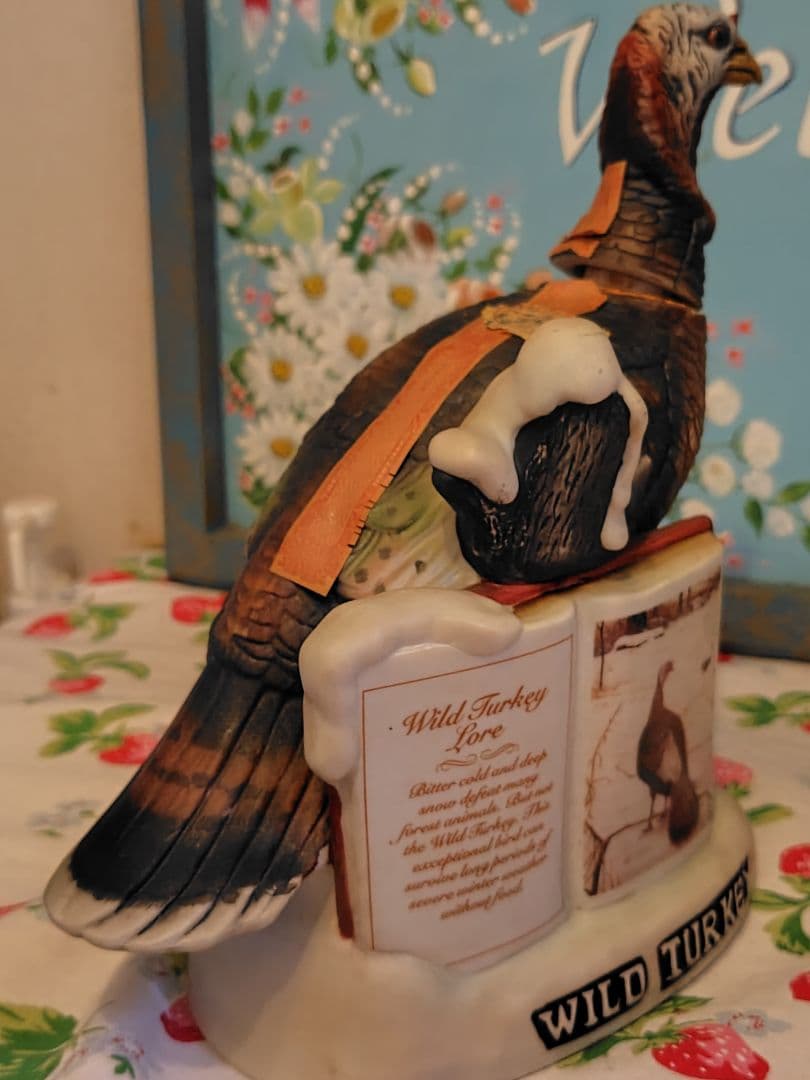希少　ワイルドターキー　陶器製　　空瓶　wild turkey 空き瓶