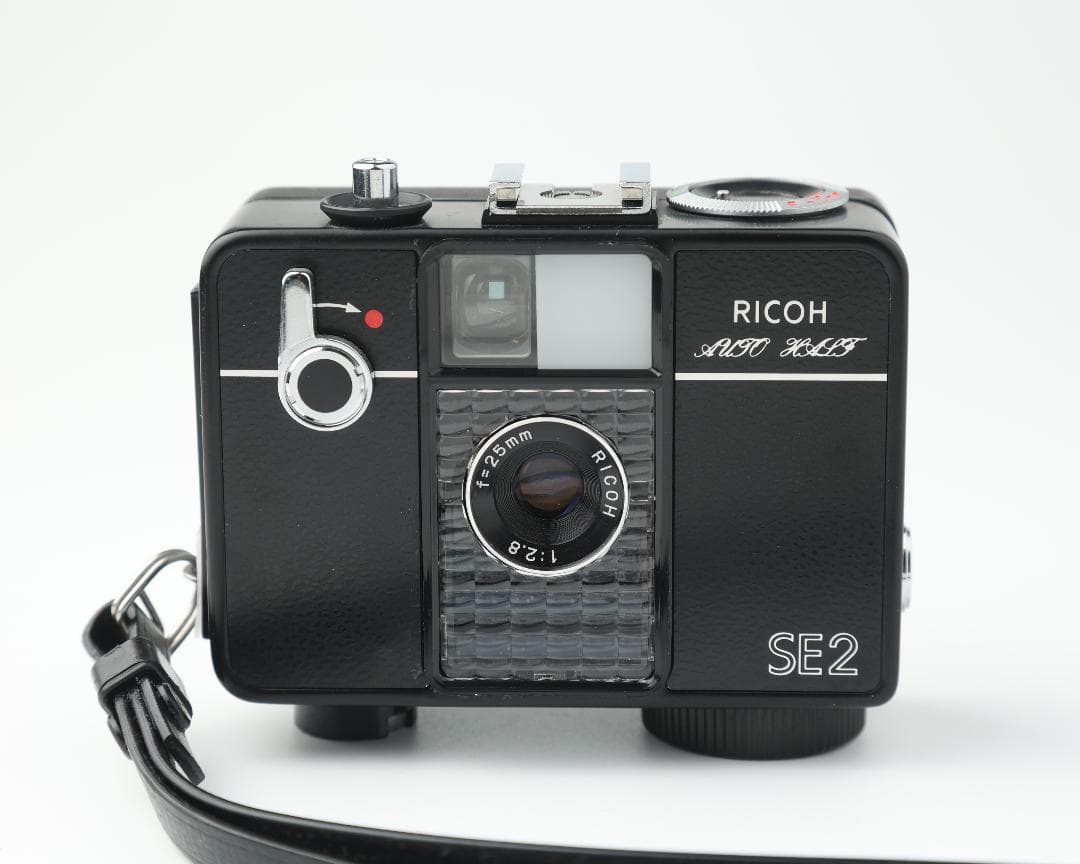 【最終モデル動作品】リコー オートハーフ SE2 黒仕上げ ケース付