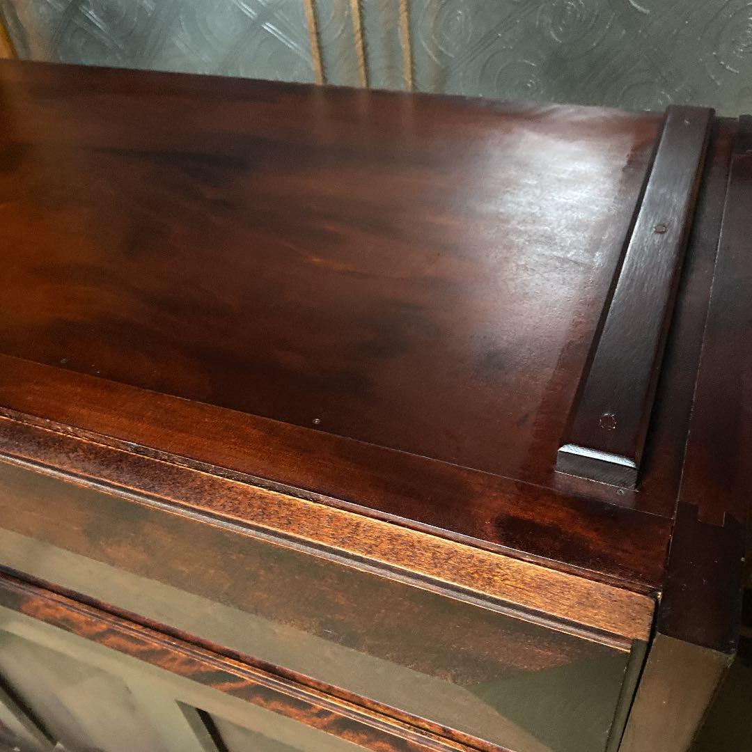 家具　水屋　和モダン　収納棚　食器棚　天然木　茶箪笥 和箪笥