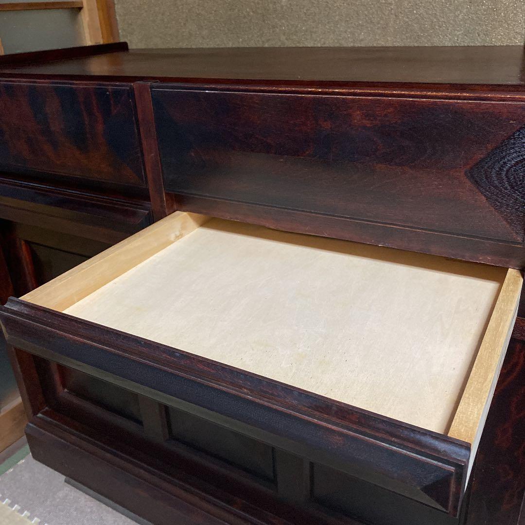 家具　水屋　和モダン　収納棚　食器棚　天然木　茶箪笥 和箪笥