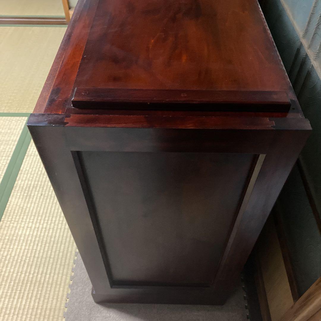 家具　水屋　和モダン　収納棚　食器棚　天然木　茶箪笥 和箪笥