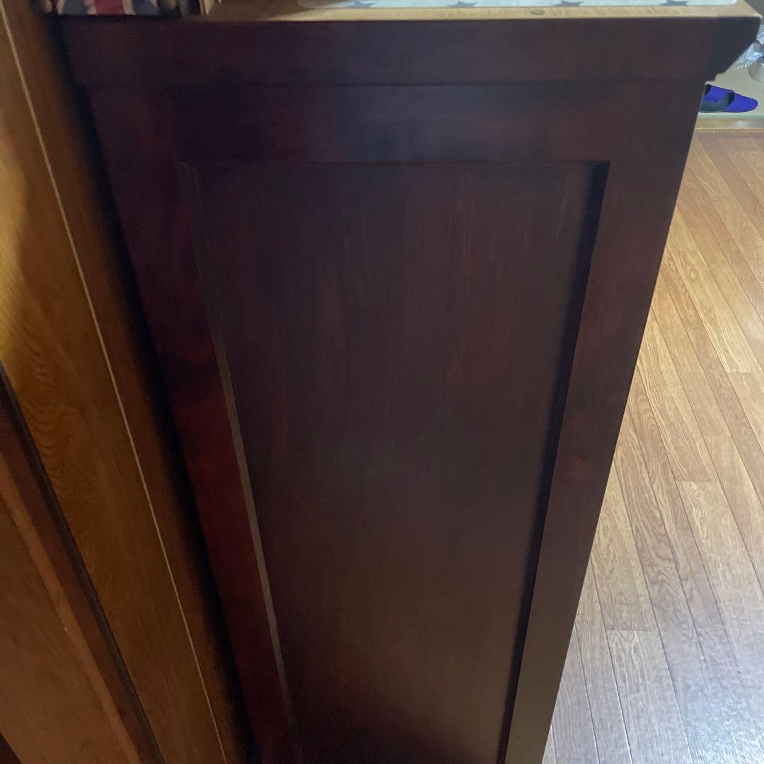 家具　水屋　和モダン　収納棚　食器棚　天然木　茶箪笥 和箪笥