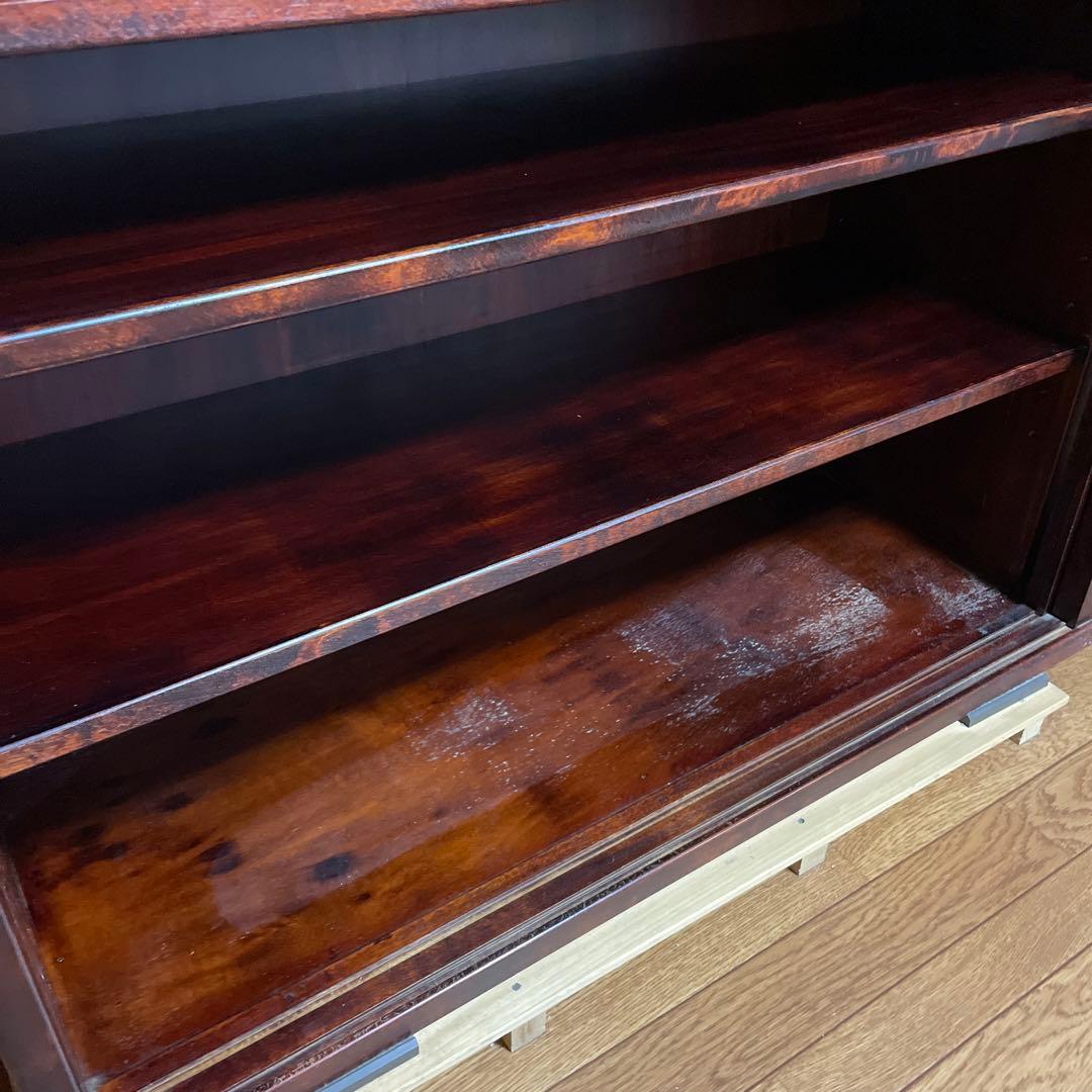 家具　水屋　和モダン　収納棚　食器棚　天然木　茶箪笥 和箪笥