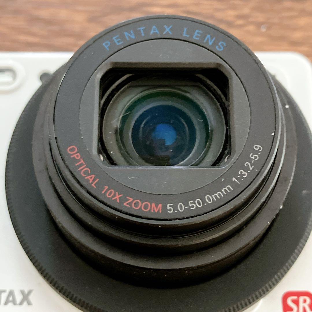 PENTAX optio RZ10 ホワイト　デジタルカメラ　動作確認済