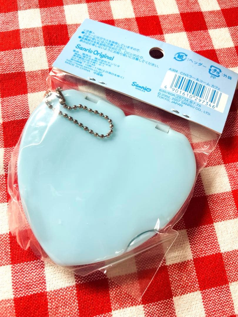 サンリオ　シナモロール モカ　初期　ミラー＆コーム　未開封　当時物　平成レトロ