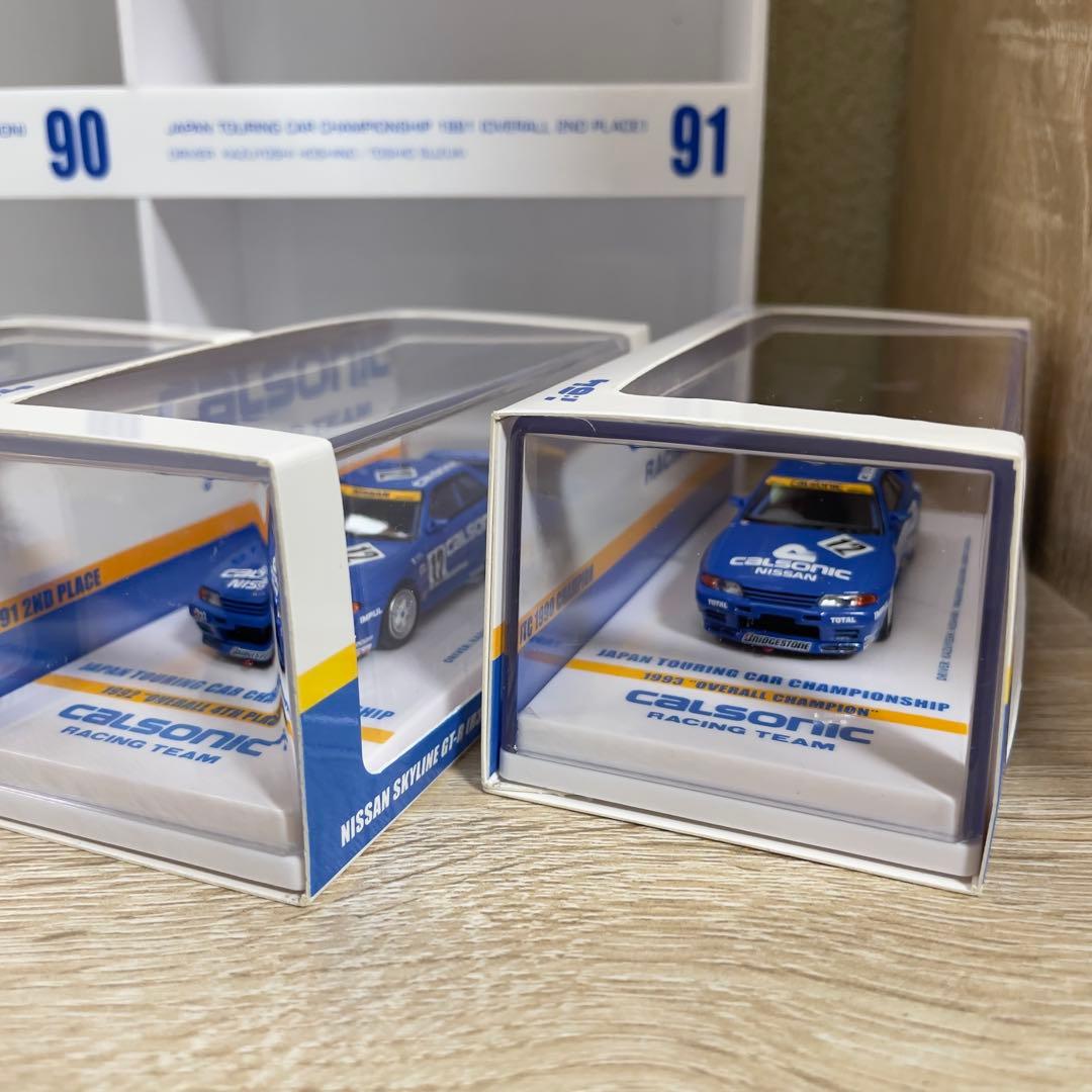 ミニカー Inno Models 1/64 R32 GT-R Calsonic Set