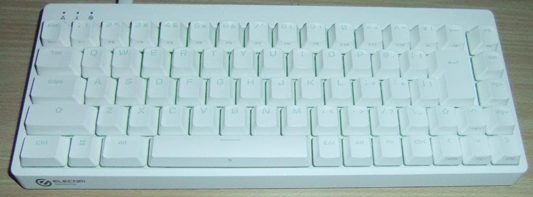 ELECOM TK-VK600AWH ラピッドトリガー ゲーミングキーボード②