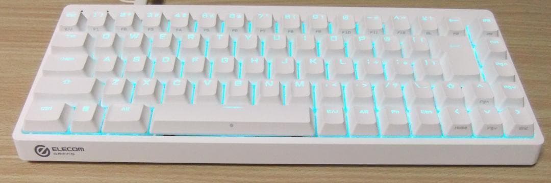 ELECOM TK-VK600AWH ラピッドトリガー ゲーミングキーボード②