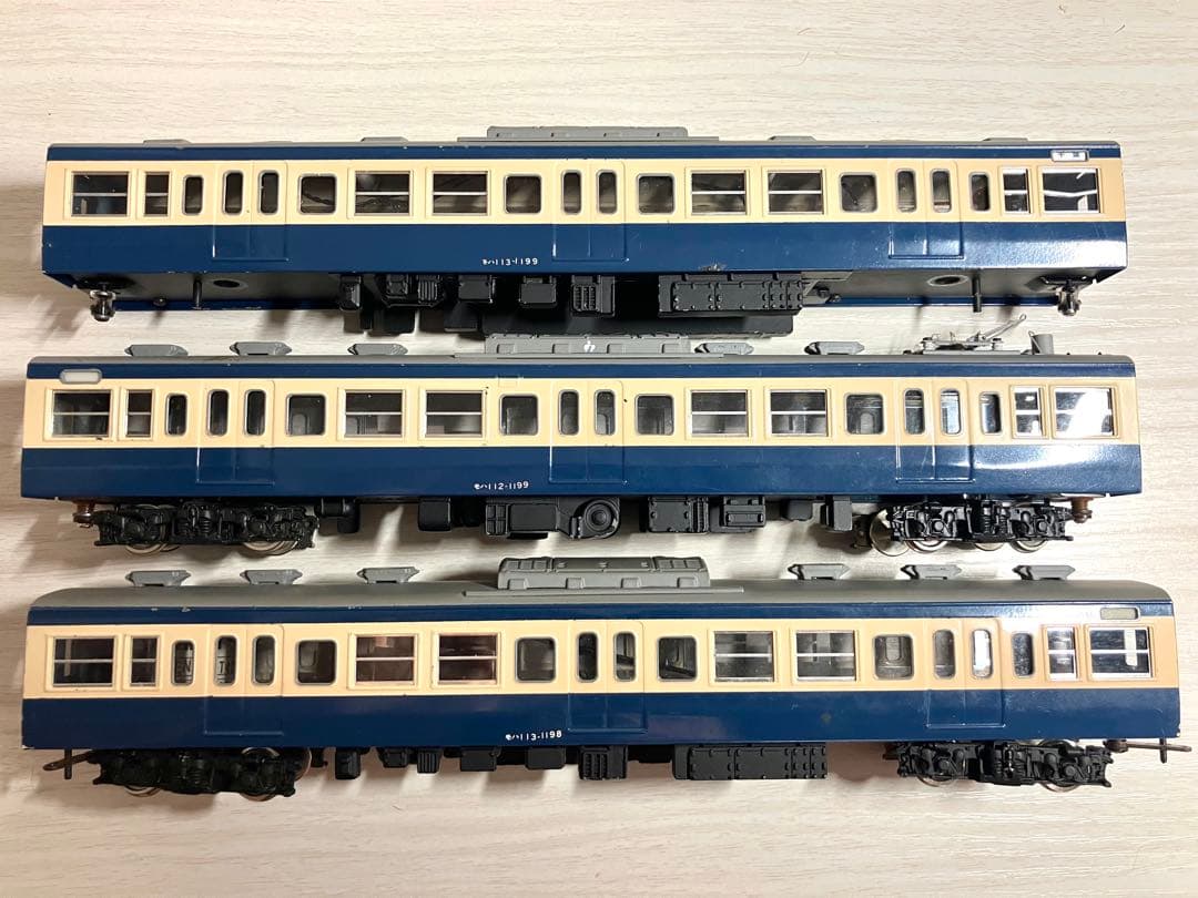 【最終値下げ 中古】エンドウ 近郊型電車 113系 10両セット 横須賀色 HO