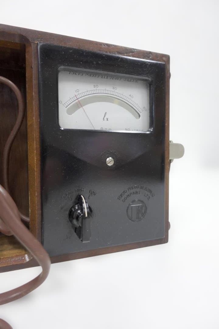【希少・実働】東京光電 ANA-50型 照度計 木箱入り アナログ 昭和レトロ