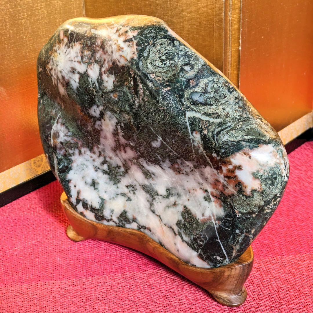 菊花石 岐阜県根尾谷産3.2㌔ 鑑賞石 観賞石 水石 盆石 鉱物 天然石
