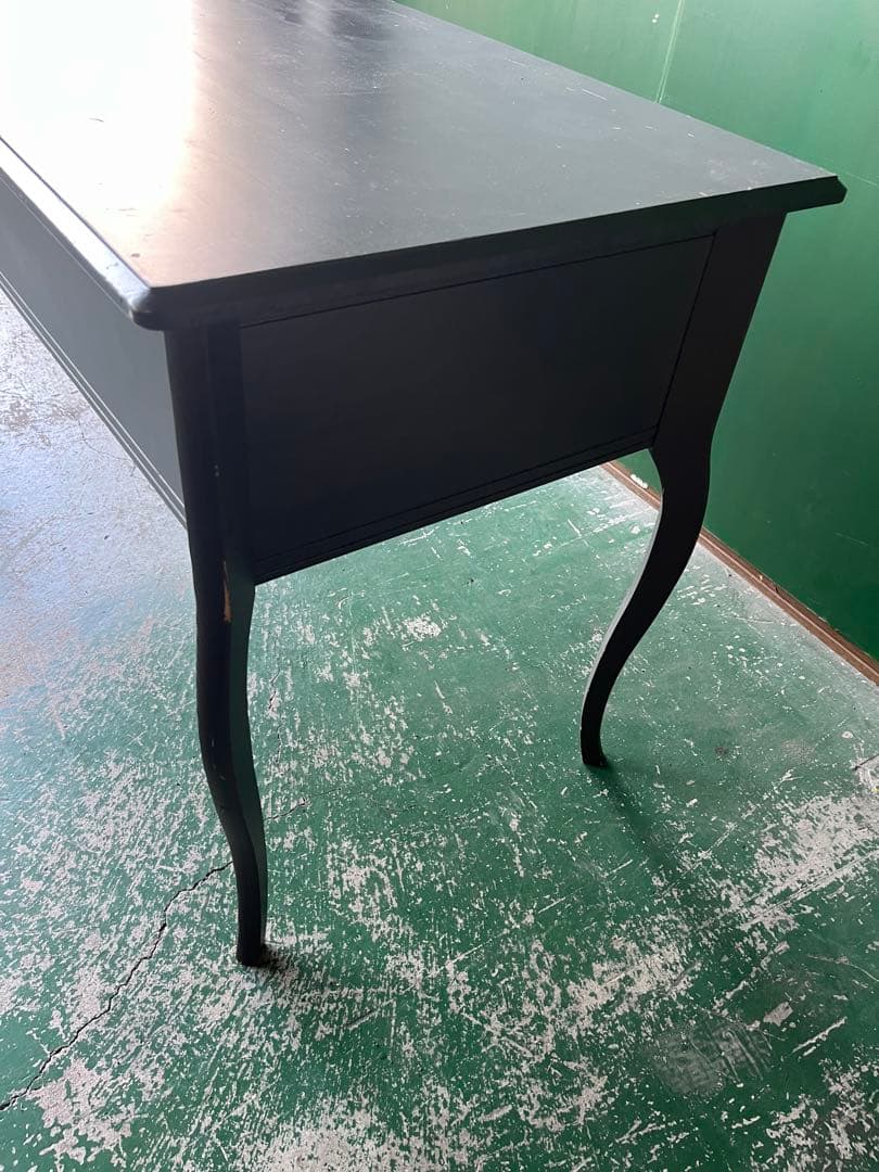 猫脚 事務机 デスク インテリア サイドテーブル ロココ調 難あり