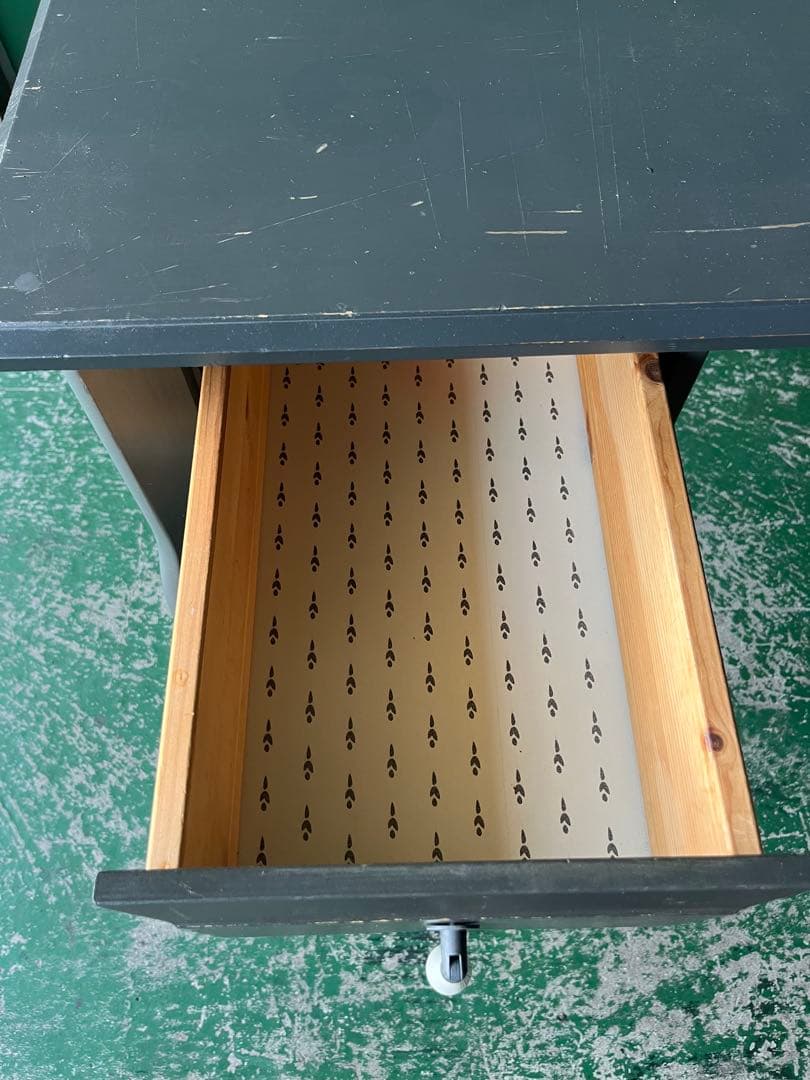 猫脚 事務机 デスク インテリア サイドテーブル ロココ調 難あり