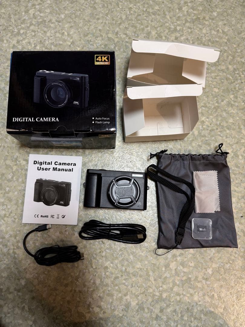 デジタルカメラ 4K Digital Camera 48MP Vlog Camera