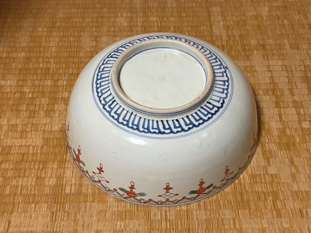古伊万里 伊万里 金彩 色絵 牡丹紋 大鉢 深鉢 盛鉢 時代物