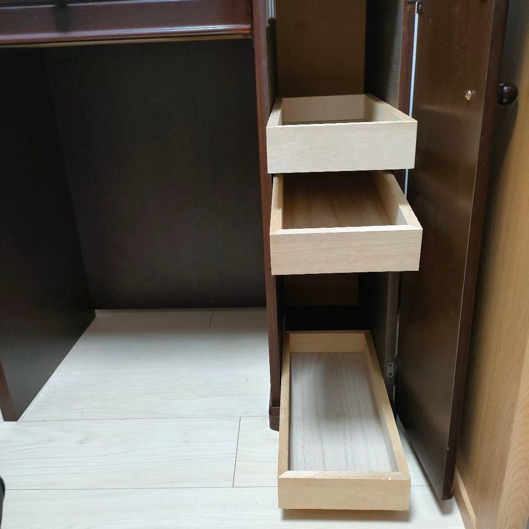 ♥美品 大塚家具 ドレッサー 鏡台 高級 ロック引出 電源あり