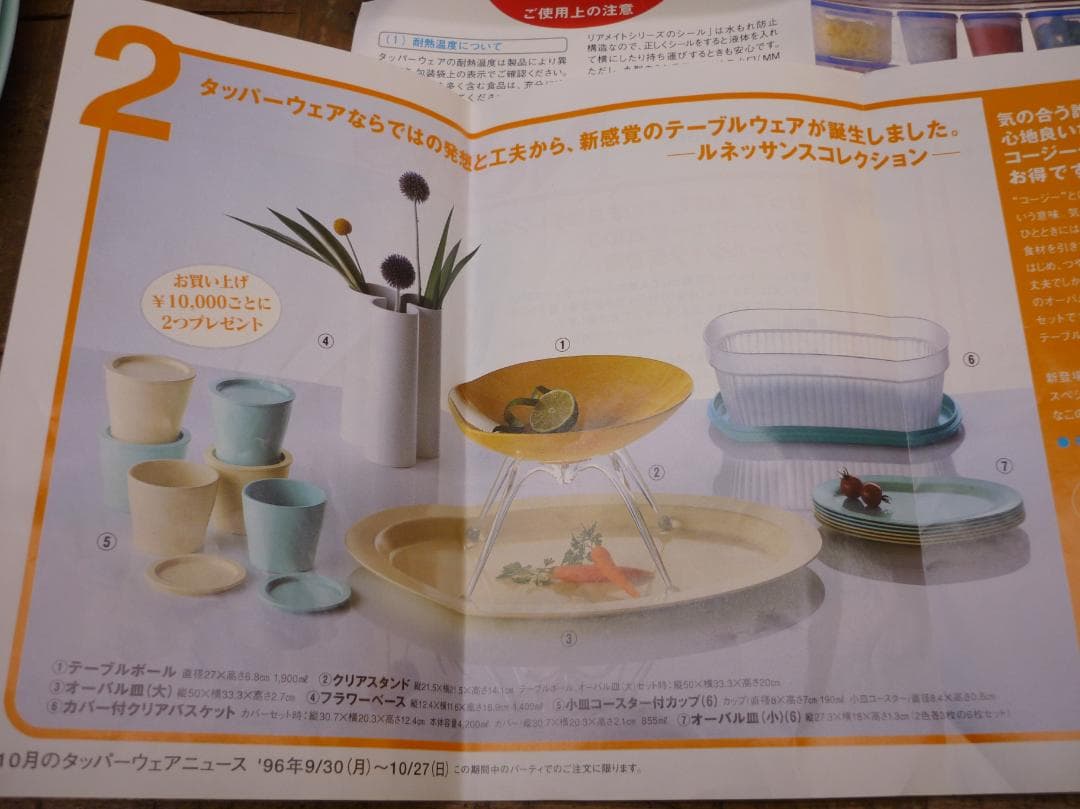 未使用品 タッパーウェア ルネッサンスコレクション 13点セット Q14454