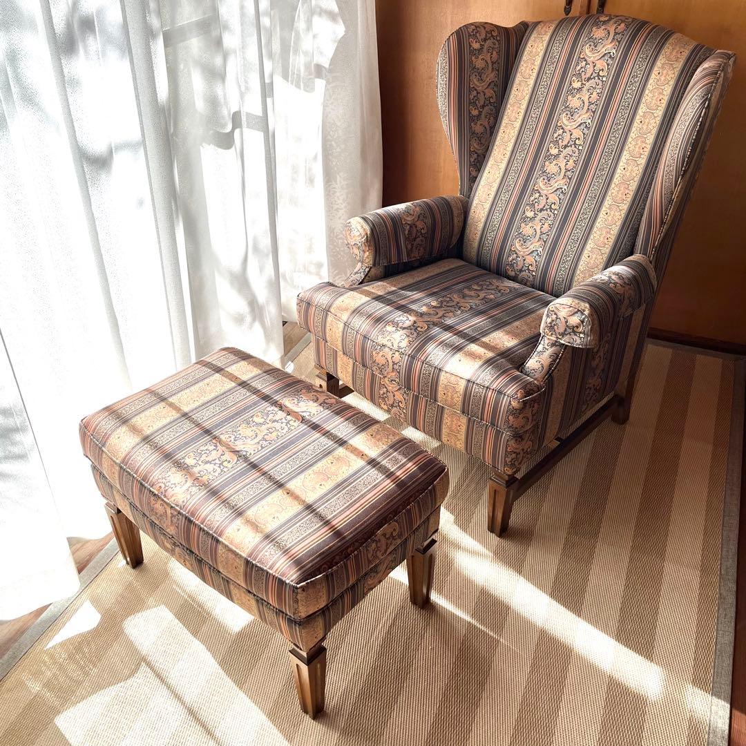 た64【美品】カリモク domani 1人掛けソファ アームチェア ドマーニ