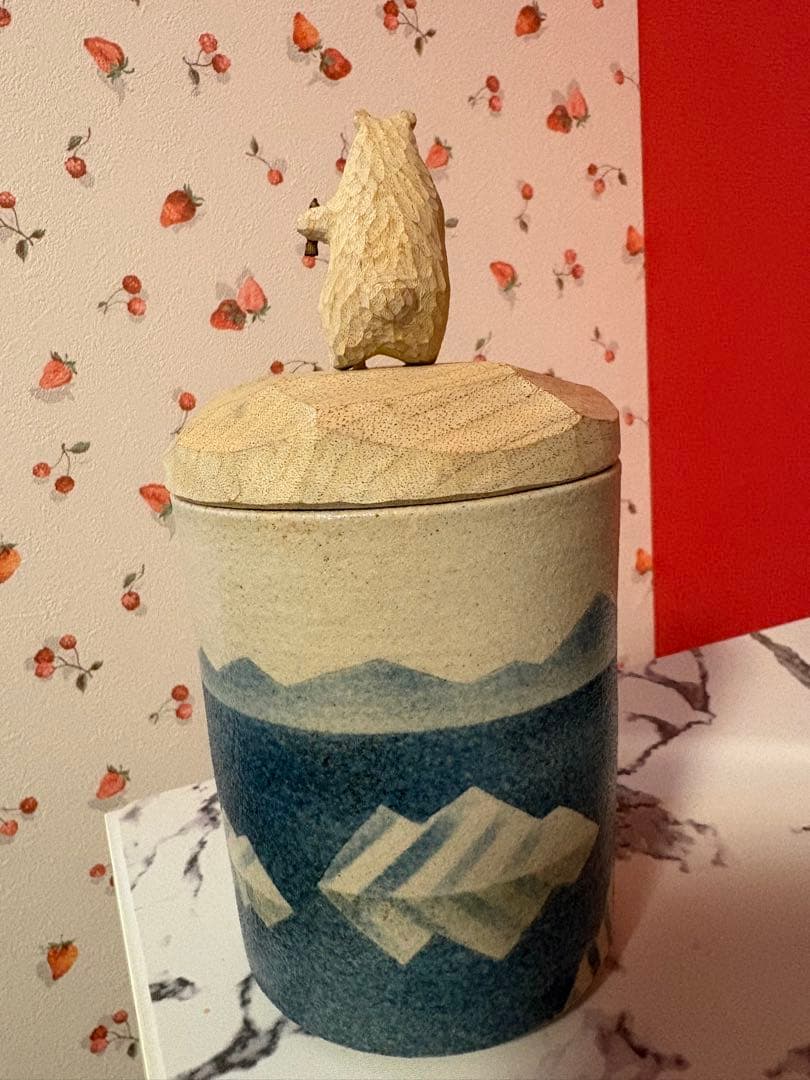 KIYATA キヤタ　キャニスター　クマ　陶磁器