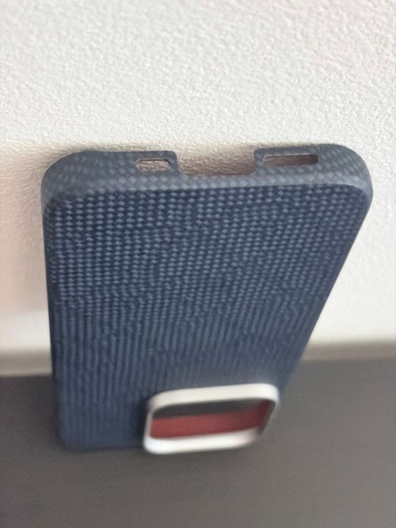 【極美品】PITAKA モノグラムケース ダークブルー iPhone15 Pro