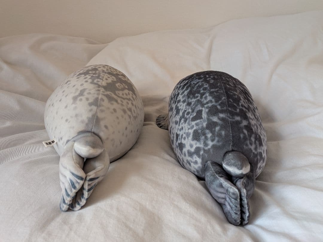 YOU+MORE! アザラシ　ユキちゃん＆アラレちゃん　ぬいぐるみ　ミニサイズ