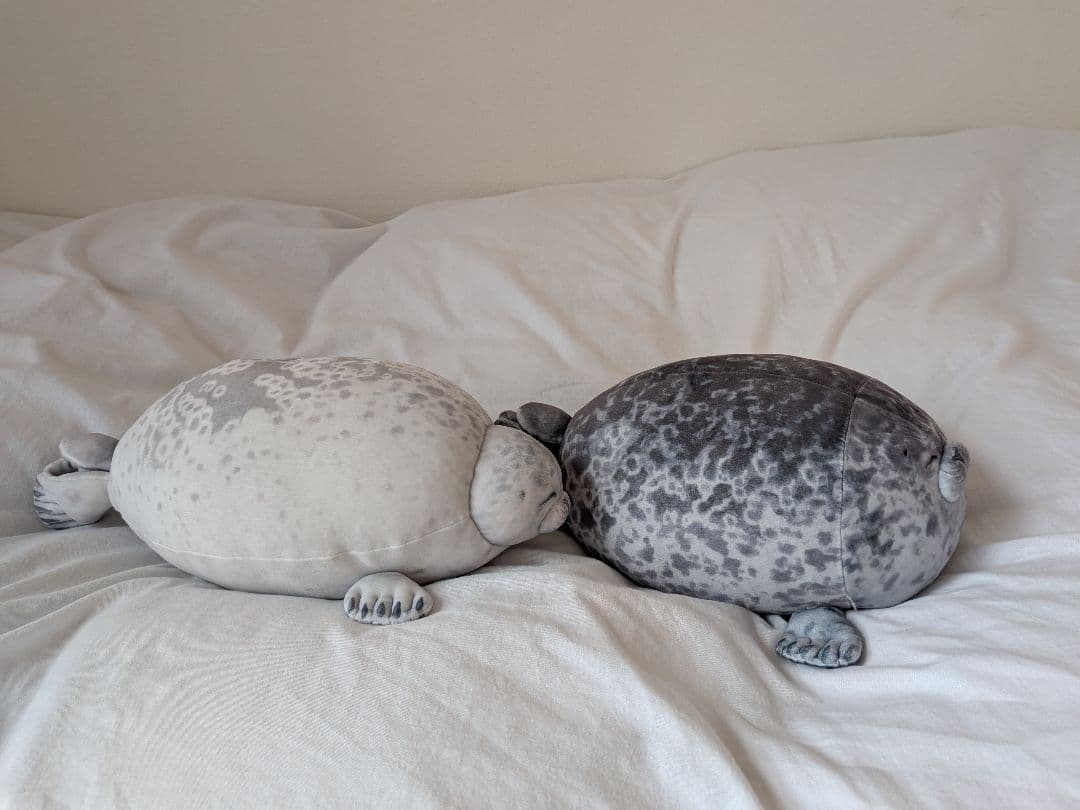 YOU+MORE! アザラシ　ユキちゃん＆アラレちゃん　ぬいぐるみ　ミニサイズ