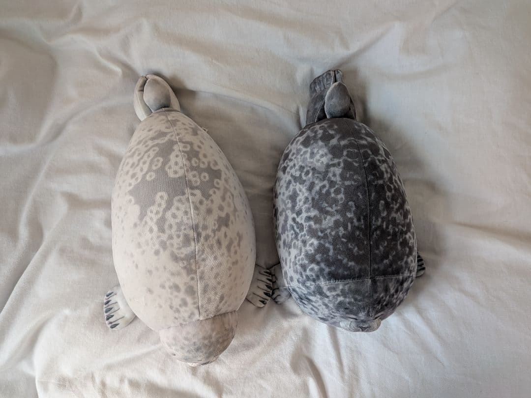 YOU+MORE! アザラシ　ユキちゃん＆アラレちゃん　ぬいぐるみ　ミニサイズ