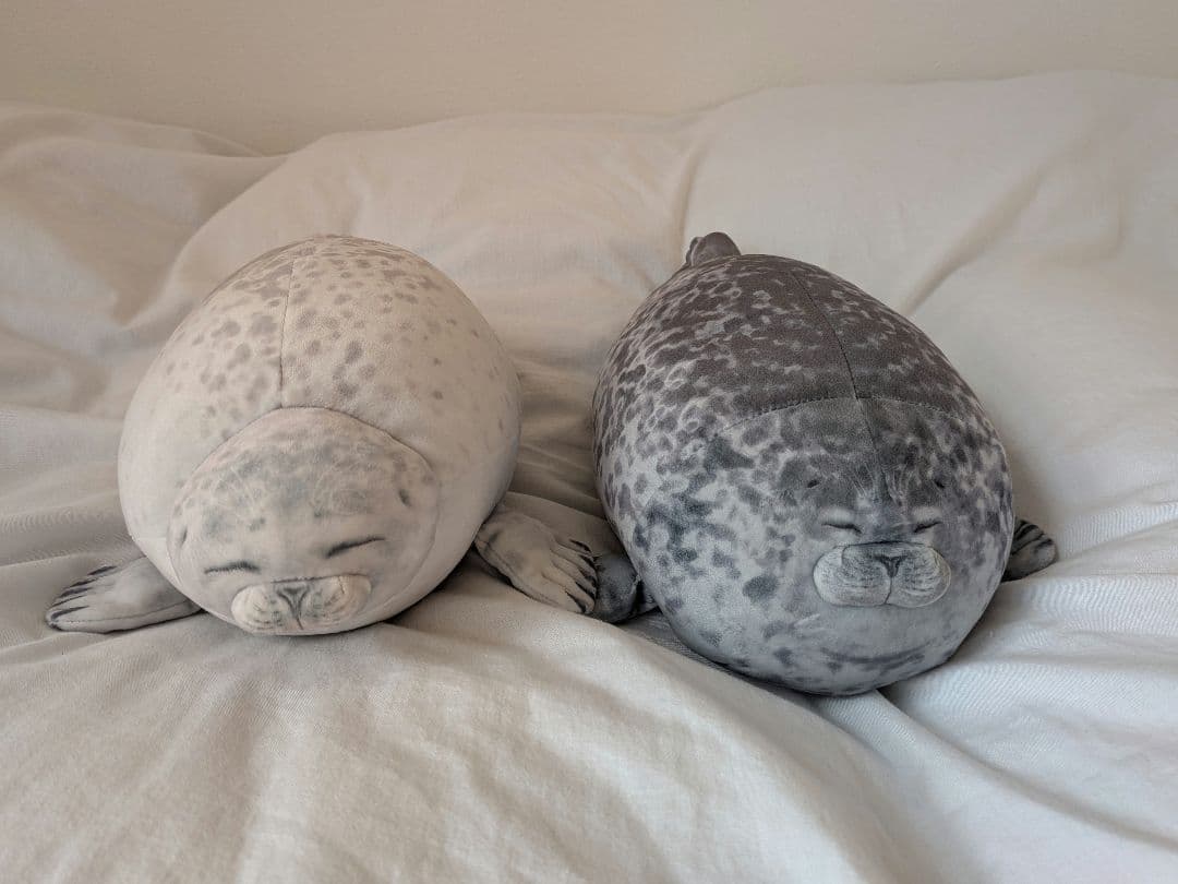 YOU+MORE! アザラシ　ユキちゃん＆アラレちゃん　ぬいぐるみ　ミニサイズ