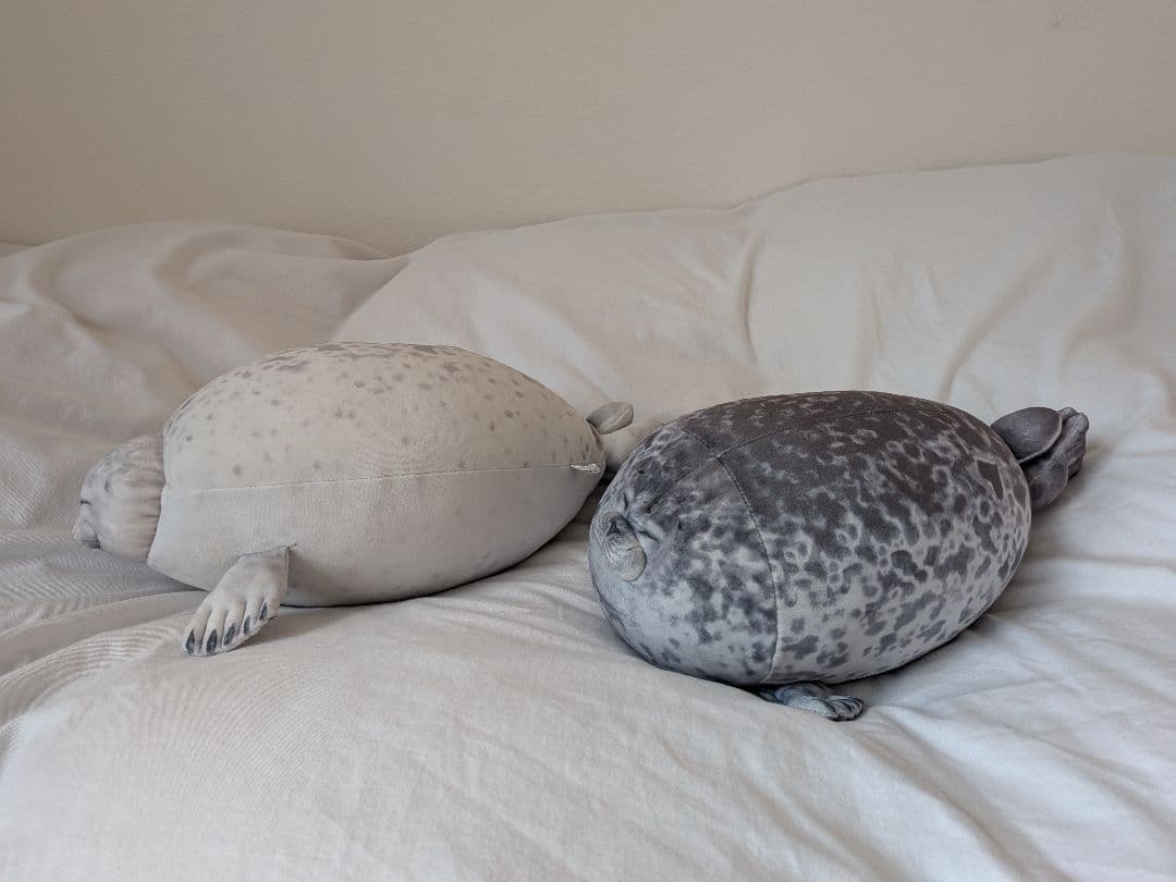 YOU+MORE! アザラシ　ユキちゃん＆アラレちゃん　ぬいぐるみ　ミニサイズ