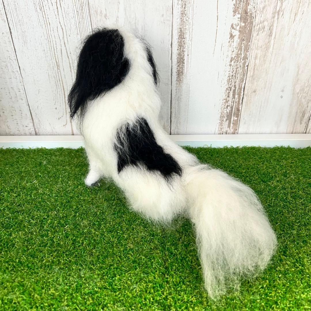 こちらは購入可能です。羊毛フェルト【狆】犬　オーダー別途受付中です。