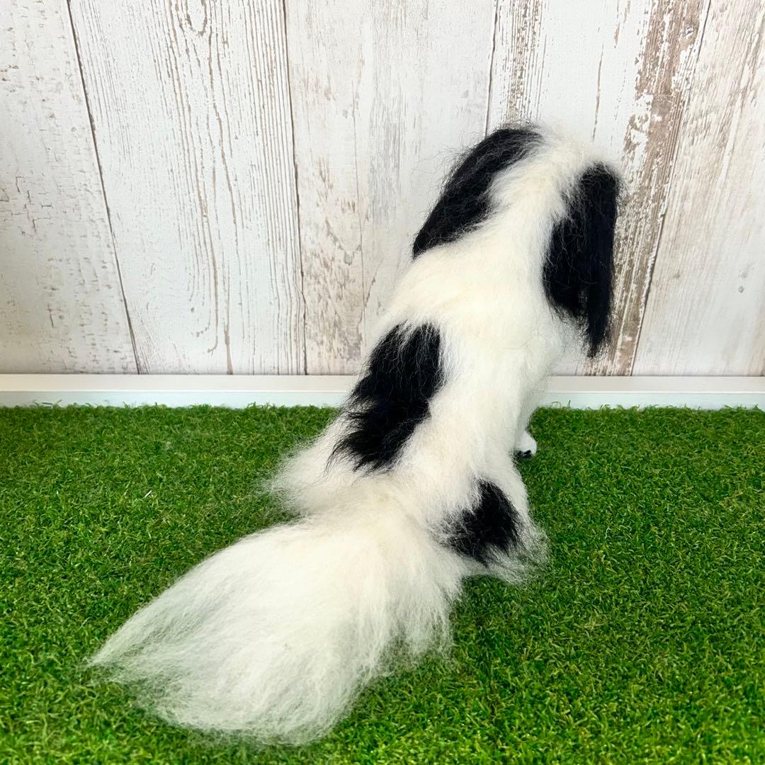 こちらは購入可能です。羊毛フェルト【狆】犬　オーダー別途受付中です。