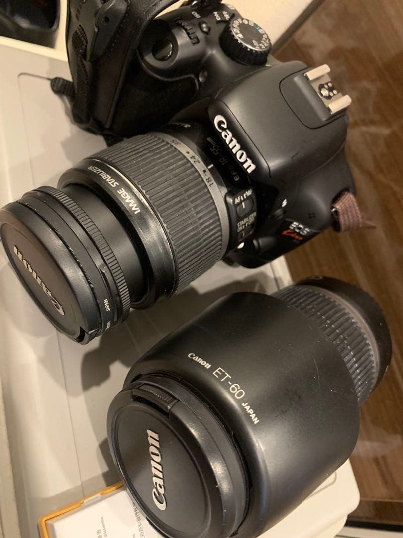Canon EOS Kiss X4 一眼レフカメラ予備バッテリー、レンズ2種付